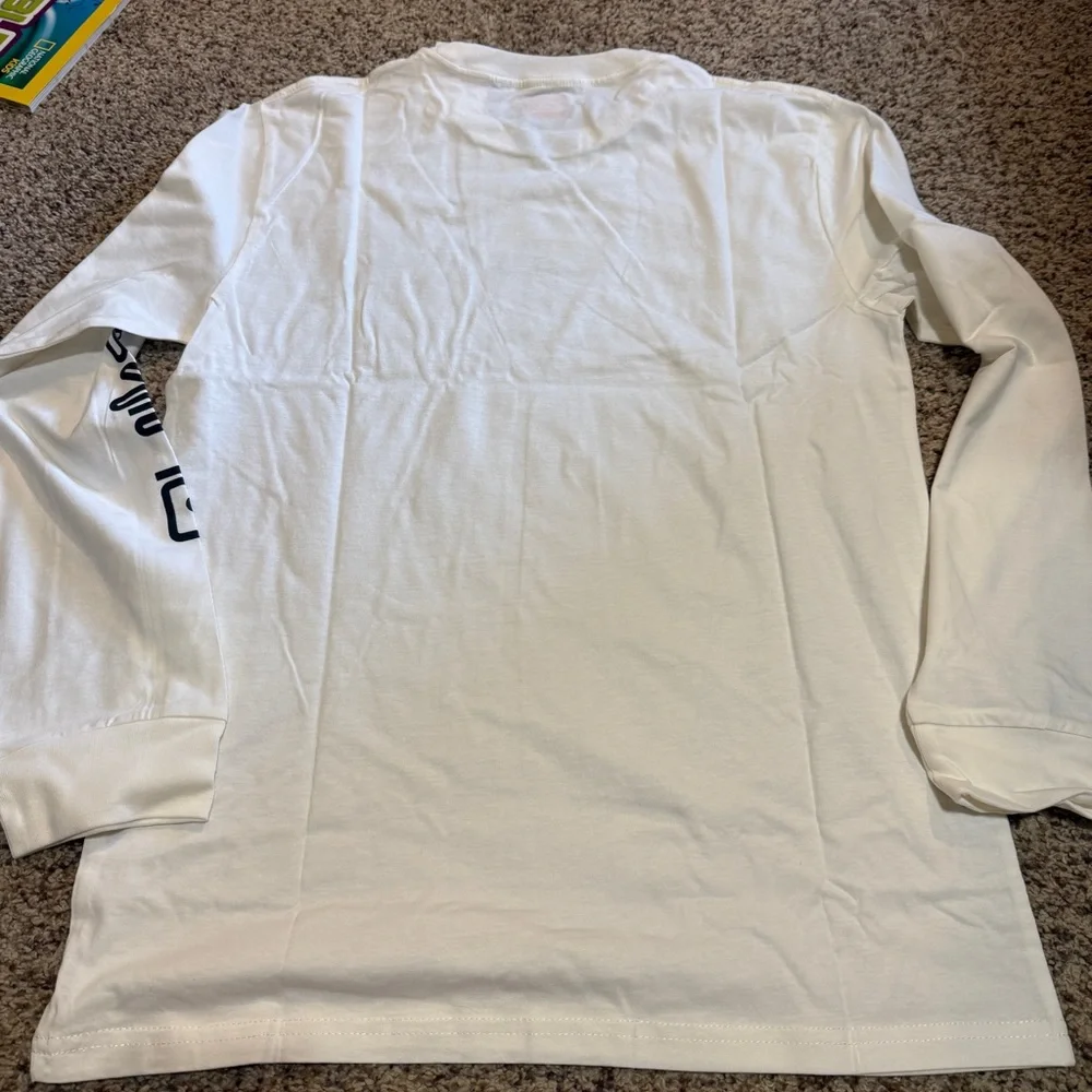 Quiksilver Long Sleeve Graphic Tee White Boys Size XL 18 20 NWT - Picture 4 of 4